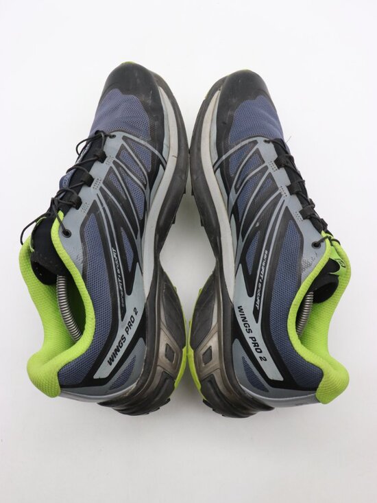 Salomon Wings Pro 2 Men\'s Size 13 Trail Running Athletic Gray Blue Green Sneaker main image 7